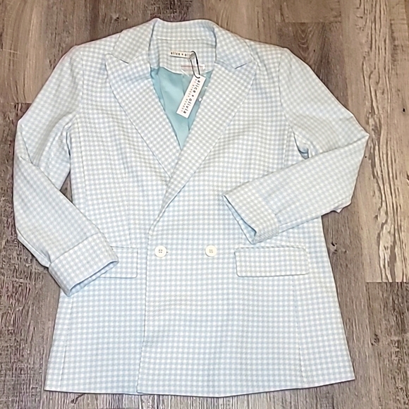 Alice + Olivia Justin Checked Blazer - Picture 2 of 6